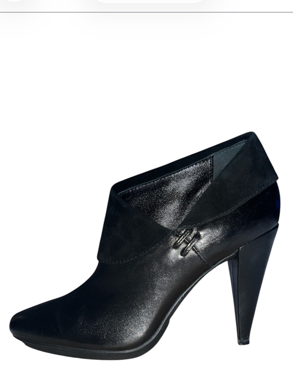 Coach Annika Heeled Leather Ankle Bootie